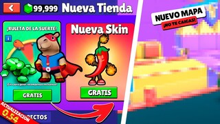 ♻NUEVA ACTUALIZACION 0.54 de STUMBLE GUYS PARA TODO el MUNDO...¿NUEVAS SKINS?¿CUANDO SALE?😱