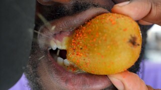 Eating Kiwi Skin | ASMR