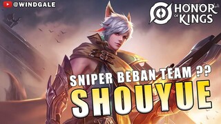 SHOUYUE, SNIPER TAPI BEBAN TEAM GAMEPLAY - Honor of Kings