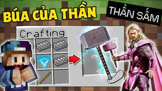 MÌNH CHẾ TẠO THÀNH CÔNG "CÂY BÚA CỦA THẦN SẤM" TRONG MINECRAFT !! *CÂY BÚA MẠNH NHẤT ??*