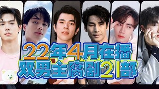耽推丨2022年4月在播的双男主腐剧21部。日韩泰腐剧系列