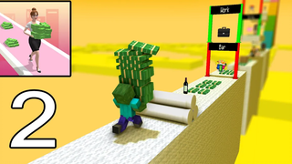 Monster School MONEY RUN 3D CHALLENGE 2 - Minecraft แอนิเมชั่น