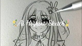 [Quick Sketch] Ai Hoshino🪩✨