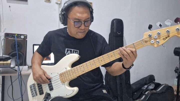 bass cover "isn't she lovely "