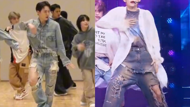 Thời trang mới của các chàng trai Hybe – quần jeans rách chỉ cần kéo nhẹ là toạc