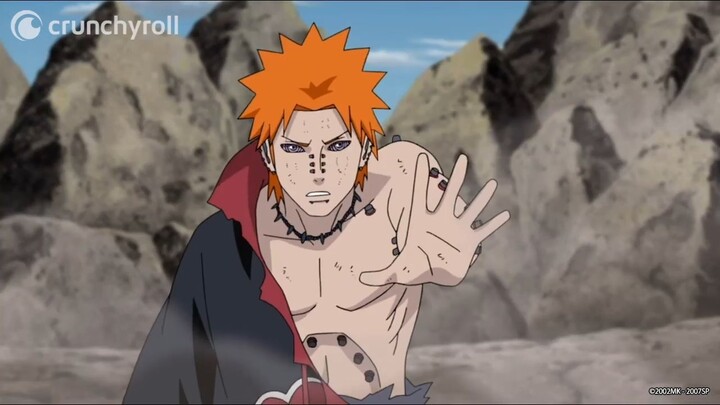 Naruto vs Pain ! Naruto Shippuden - Akatsuki Serang Desa Konoha