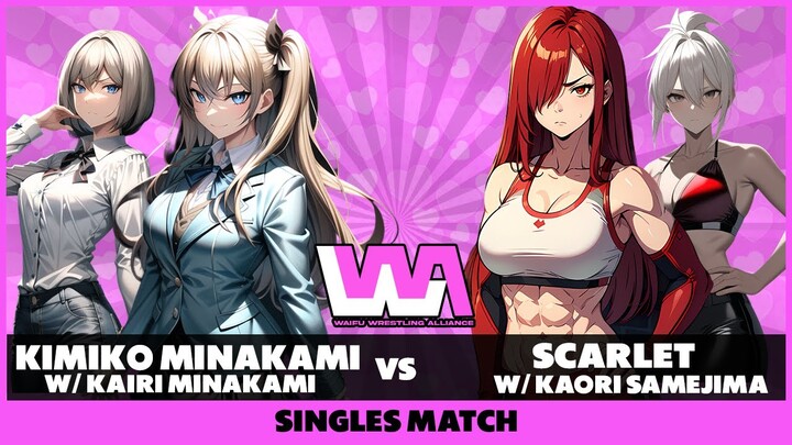 Kimiko Minakami w/Kairi Minakami vs Scarlet w/Kaori Samejima