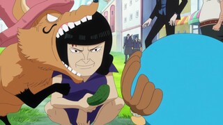 The low-end version of the Straw Hats deceived Luffy and the three of them into a daze!