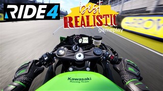 RIDE 4 Kawasaki ninja zx-6r single race best realistic race ever PS5 gameplay
