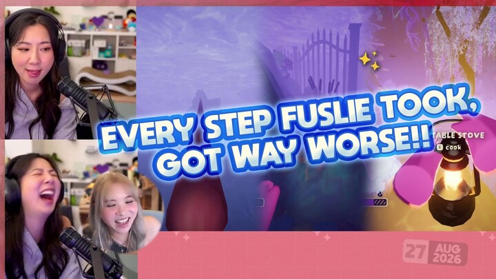 Fuslie GOT LICKED by a Giant Frog and Then Things Got WAY WORSE!!