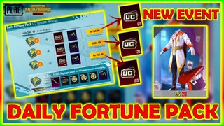 DAILY FORTUNE PACK PUBG MOBILE | HOW TO BUY UC IN PUBG | NEW EVENT IN PUBG MOBILE