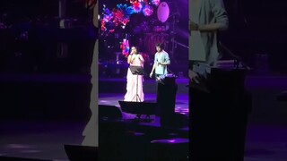 Sivaangi and Harshavardhan Love💜🎧🎶 Stage Performance || Trending Pair❤️💜