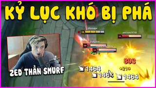 Kỷ lục này khó có thể mà phá được, Zed đẳng cấp thần đi smurf - LMHT - LOL - Skin - Montage