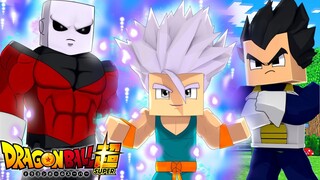 WHO'S YOUR FAMILY? VEGETA ENSINOU INSTINTO SUPERIOR PARA JIREN no MINECRAFT DRAGON BALL SUPER