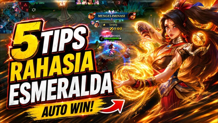 5 TIPS RAHASIA ESMERALDA + BUILD TERBARU! Makin Sakit & Susah Mati | MLBB
