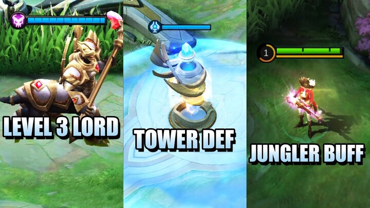 NEW BATTLEFIELD TIMELINE - LEVEL 3 LORD, JUNGLER PROTECTION AND TOWER DEFENSE