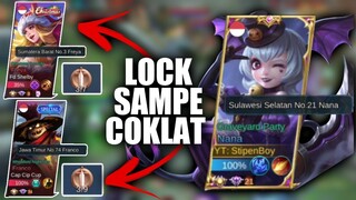 Nana Lock Top Global Franco & Top Global Freya Sampe Coklat!! Build Nana Tersakit - Mobile Legends
