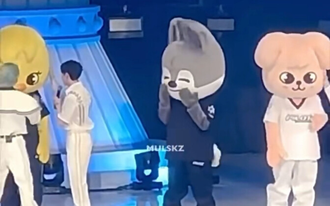 Stray Kids sudah pandai membelai rambut putra mereka sendiri, bercermin sambil mencium pipi Ali, si 