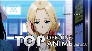 Top Anime Opening Fall 2022. Final ver.