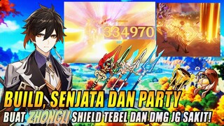 BUILD ZHONGLI YG GW REKOMENDASIIN AUTO DAMAGE GEDE ULTI DI SPAM TRUS GENSHIN IMPACT
