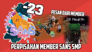 Video Pendek Sedih Perpisahan member SANS SMP S4 !! Pesan dari Member