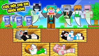 YABUN THỬ THÁCH 24 GIỜ GIẢI CỨU HỘI CHỊ EM HERO TEAM THOÁT KHỎI HÒM DƯỚI LÒNG ĐẤT TRONG MINECRAFT