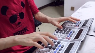 Jingle Jingle! Three calculators play the Vietnamese sacred song "See Tình"