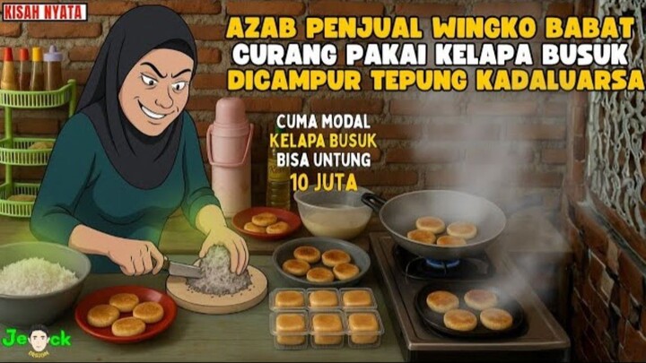 AZAB PENJUAL WINGKO BABAT CURANG PAKAI KELAPA BUSUK DIAMPUR TEPUNG KADALUARSA