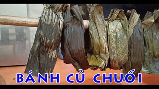 Bánh Củ chuối, Bánh nhân hoa chuối, đậm đà hương vị Miền núi