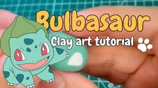 Bulbasaur Clay art tutorial.