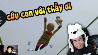 Human Fall Flat #30 Ngộ không bị mù, Đường tank gánh gù lưng