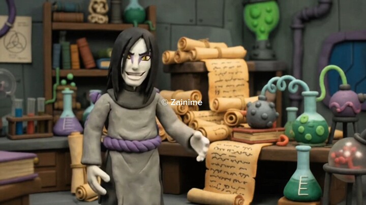 Perkenalan Orochimaru ( A.I Clay Animation )