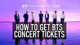 HOW TO GET BTS CONCERT TICKETS | PROCESS & TIPS | 방탄소년단 BTS MAP OF THE SOUL TOUR