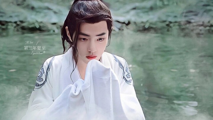 Where did this wet little rabbit fairy come from/Xiao Zhan’s wet hair