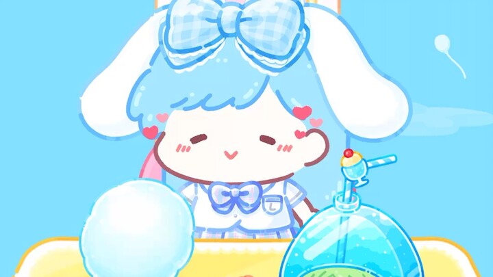 Ootd naman na Blue cute hair bun niya bumanga