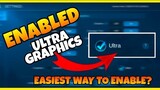 EASIEST WAY TO ENABLE ULTRA GRAPHICS HFR IN MOBILE LEGENDS | MLBB