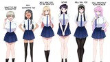 Anime Girl Stereotypes