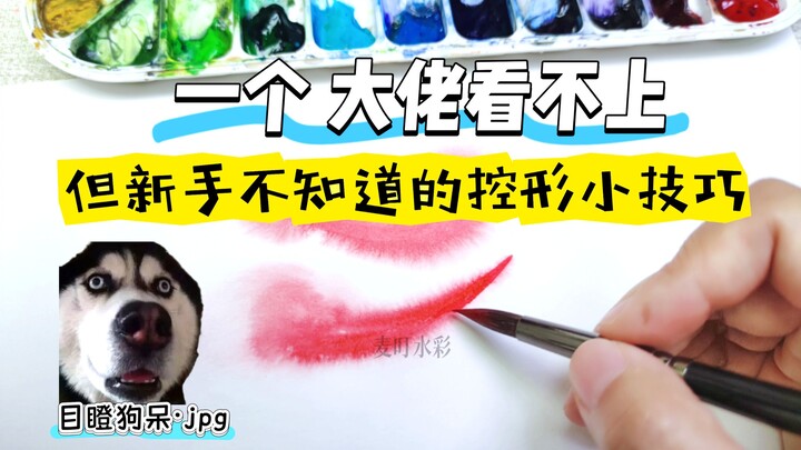 Mẹo nhỏ kiểm soát hình khối bằng màu nước mà cao thủ coi thường nhưng người mới lại không biết