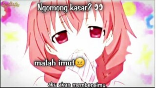 Niatnya mau ngomong kasar tapi jadinya malah kawaii😣😣