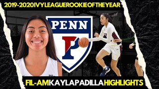 FIL-AM KAYLA PADILLA HIGHLIGHTS | 2019-2020 IVY LEAGUE ROOKIE OF THE YEAR