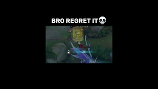 bro regret it💀#dyrroth #shorts #mobilelegends