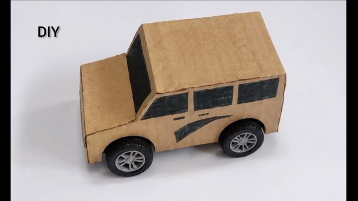 How to make a cardboard car | Easy DIY projects | Hamza Craft Ideas