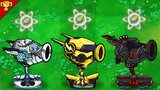 Plants vs Zombies : New Peashooter Transformer ( Yellow, Black, White )