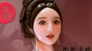 #Cream frosting embossed hand-painted cake#Ancient style hand-painted cake
