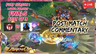 FengXue vs Old Man Party BO3 | FOAP 1 Lower Bracket Finals | Onmyoji Arena Tournament