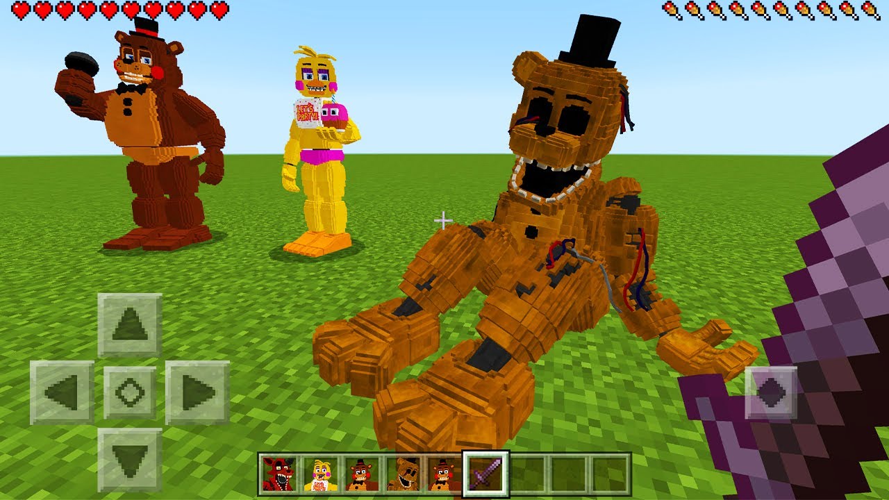 Five Nights at Freddy's 4 MOD UPDATE in Minecraft PE 