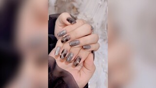 Nail Inspiration| Nail màu đen chơi tết