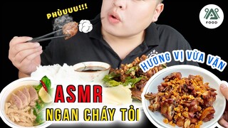 ASMR ĂN NGAN CHÁY TỎI ĐẬM VỊ PAP | ĂN KHÔNG NÓI CHUYỆN*ÂM THANH ĂN | NO TALKING EATING SOUNDS FOOD