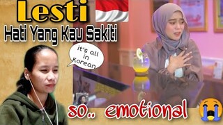 Lesti - Hati Yang Kau Sakiti/상처 받은 마음 (Rossa) || First time reaction 🇵🇭