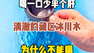 شرب رشفة واحدة يُفقِد نصف الكبد! لماذا لا يمكن شرب مياه الأنهار الجليدية الصافية في منطقة التبت؟